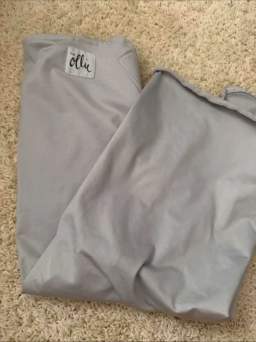 The Ollie Light Gray Sleep Sack for Kids - Cozy Wearable Blanket